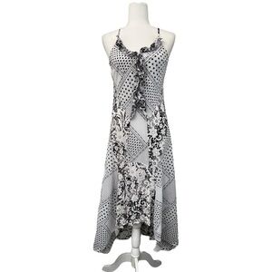 Disney Alice Through The Looking Glass Black and White High Low Sundress
